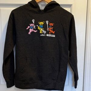 Lacrosse Unlimited Grateful Dead hoodie youth L